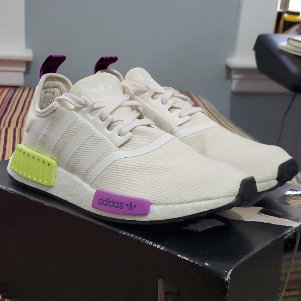 Adidas NMD R1 purple/green/cream